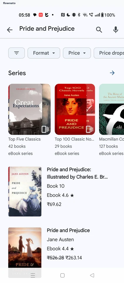 Google Play Books: Search results