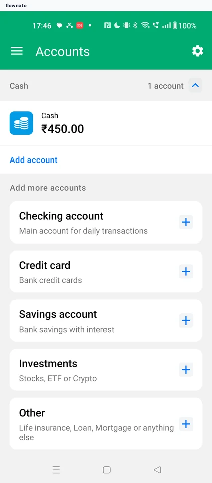 Wallet: Accounts