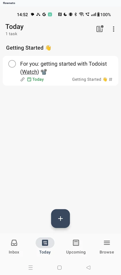 Todoist: Today list