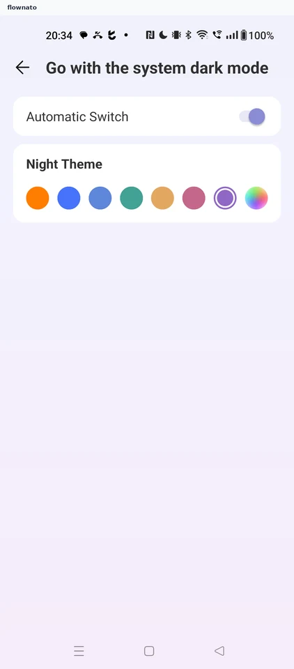 TickTick: System dark mode