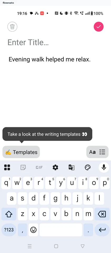 Daylio: Note