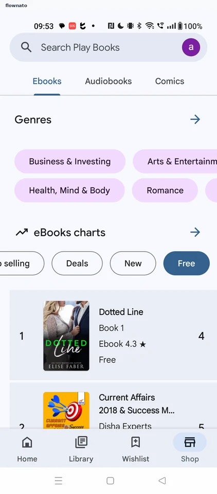 Google Play Books: Shop