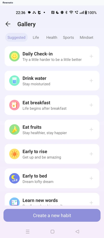 TickTick: Habit gallery