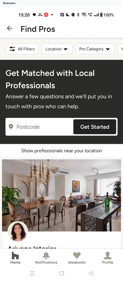 Houzz: Find Pros